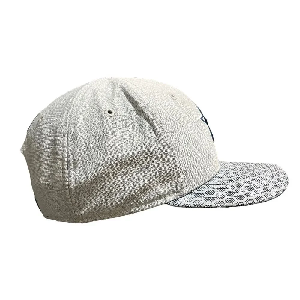Dallas Cowboys New Era YOUTH Fitted Grey NFL Cap Hat Blue Star